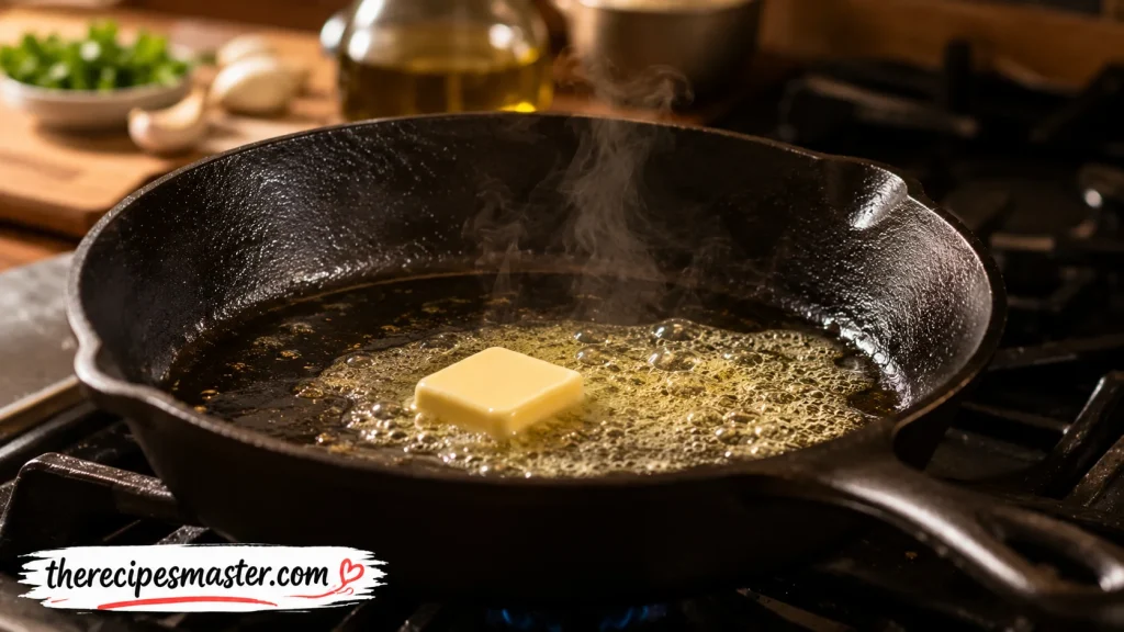 Heat your pan properly