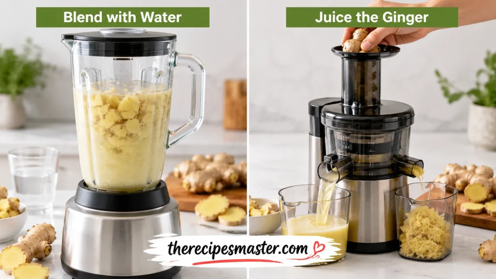 How to Make Ginger Shots