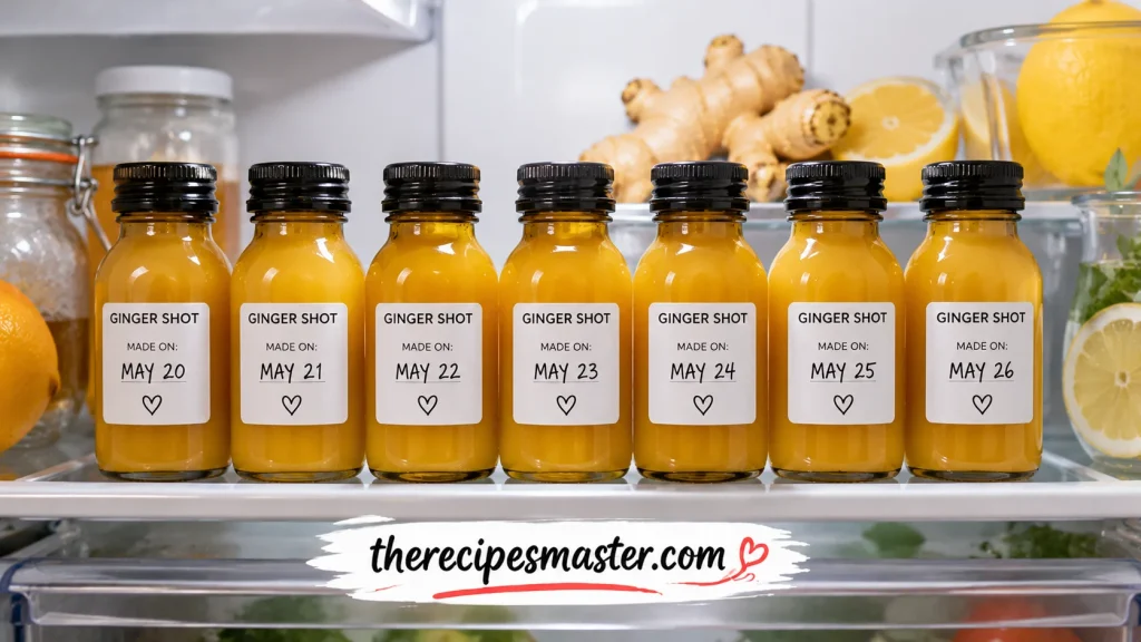 How to Store Ginger Shots