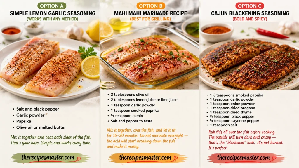 Mahi Mahi Seasonings and Marinades