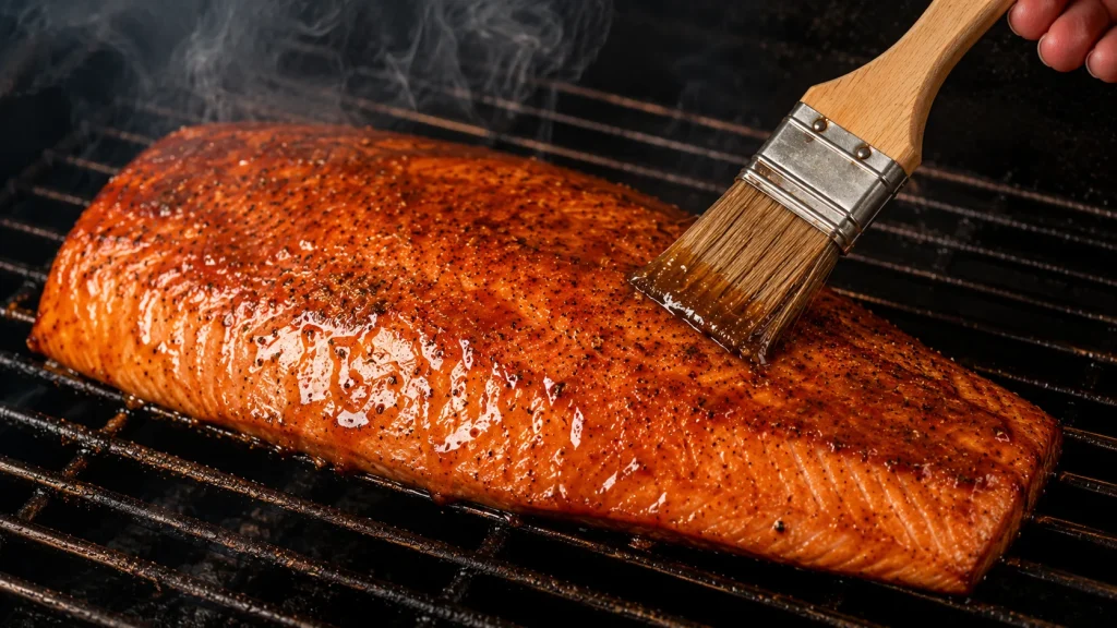 Maple Glazed Smoked Salmon