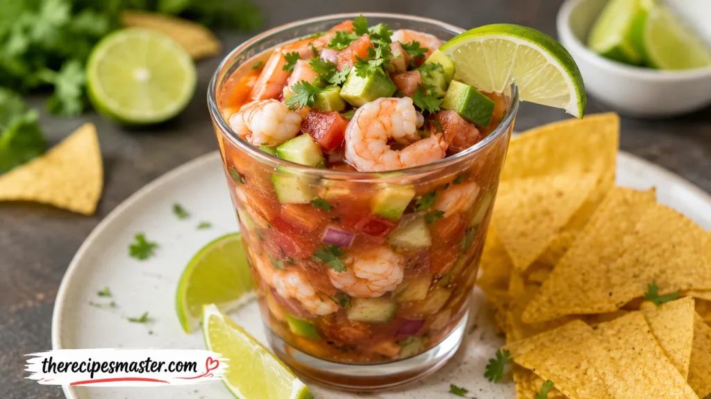Mexican Shrimp Cocktail Recipe (With Avocado)