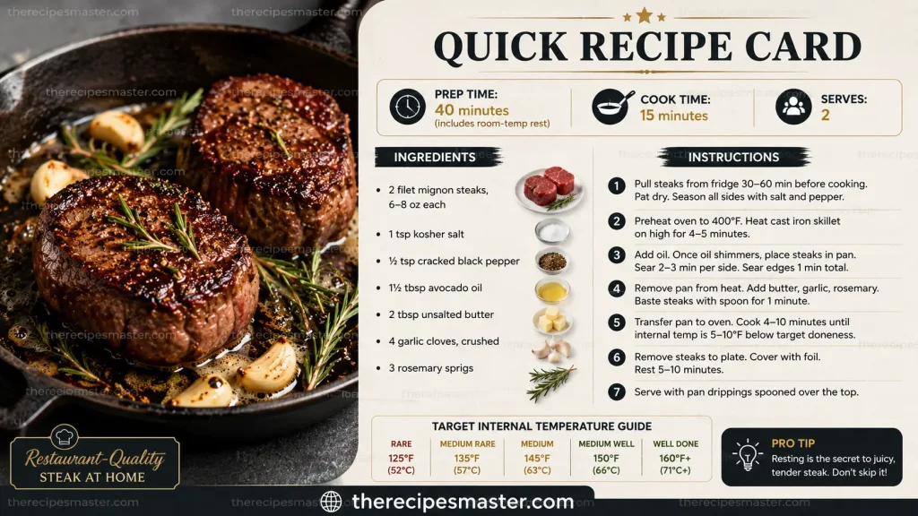 Quick Recipe Card