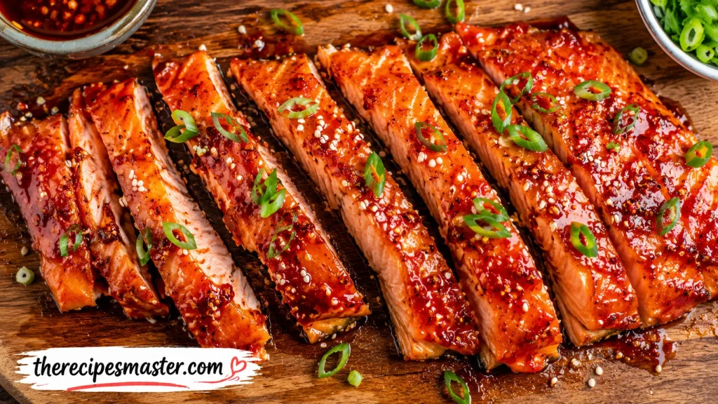 Spicy Sriracha-Honey Smoked Salmon