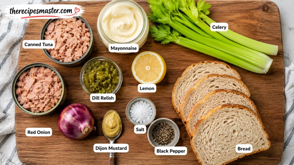 Tuna Sandwich Recipe Ingredients