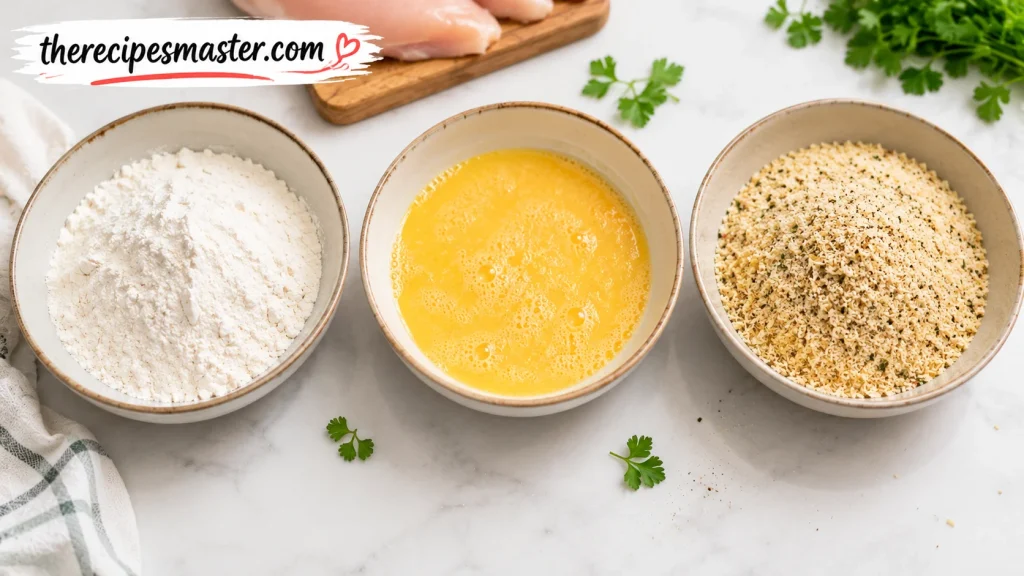 How to Bread Chicken Cutlets