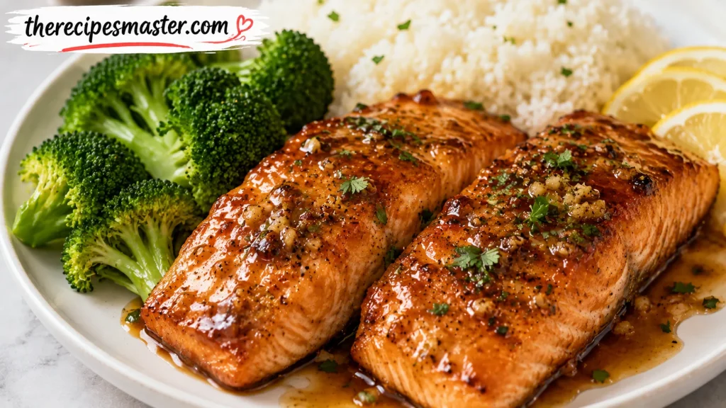 Honey Garlic Salmon for Two