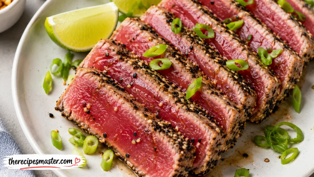 Sesame-Crusted Seared Tuna Plate